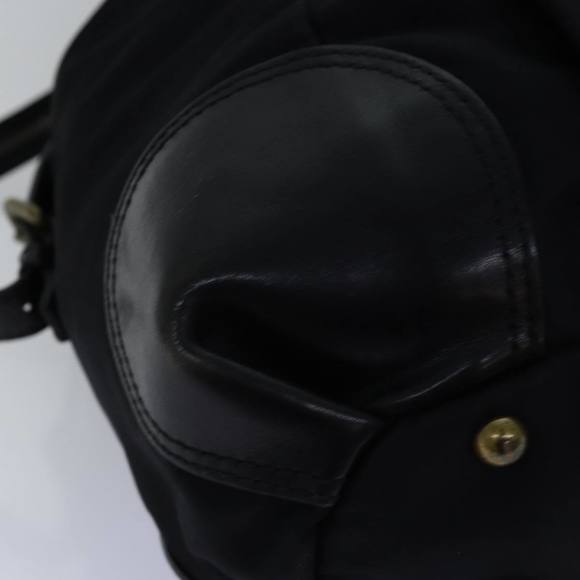 BURBERRY Blue Label Tote Bag Nylon Black Auth bs14565 - Picture 15 of 16